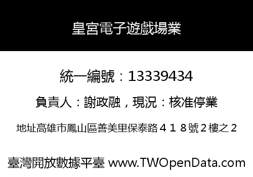皇宮電子遊戲場業
