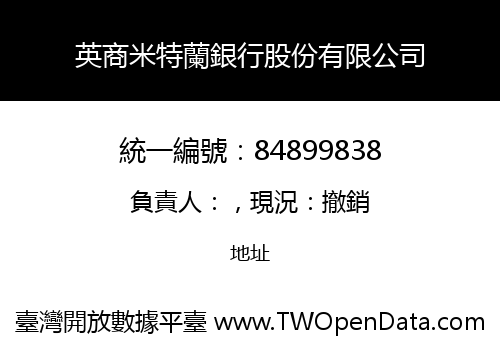 英商米特蘭銀行股份有限公司