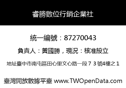 睿勝數位行銷企業社