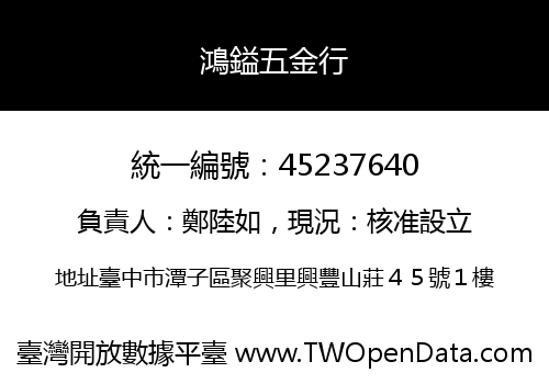 鴻鎰五金行