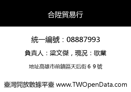 合陞貿易行