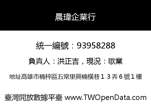 晨瑋企業行