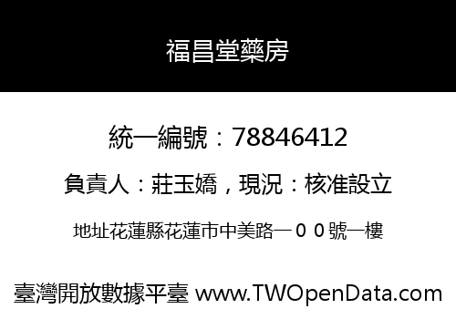 福昌堂藥房
