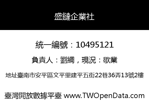 盛鐽企業社