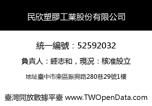 民欣塑膠工業股份有限公司
