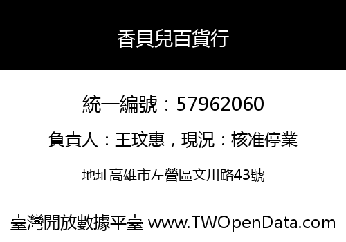 香貝兒百貨行