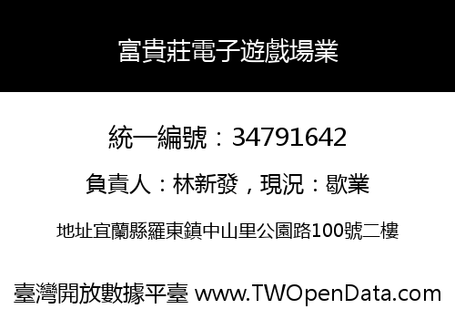 富貴莊電子遊戲場業