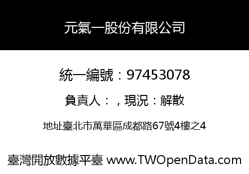 元氣一股份有限公司