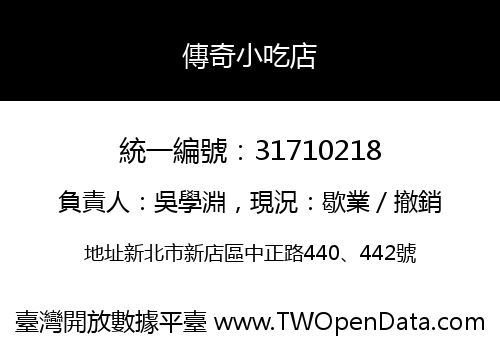 傳奇小吃店
