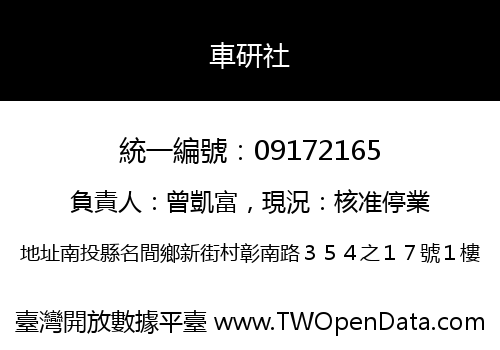 車研社
