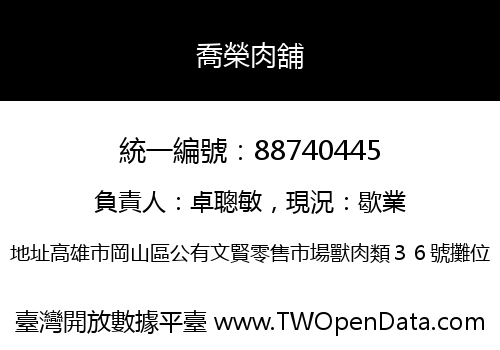 喬榮肉舖