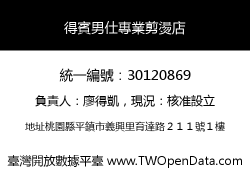 得賓男仕專業剪燙店