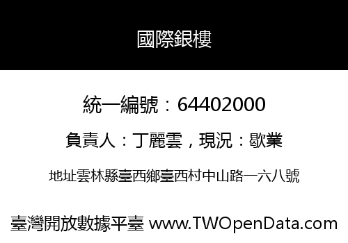 國際銀樓