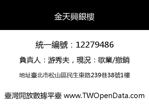 金天興銀樓
