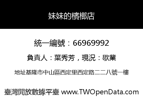 妹妹的檳榔店
