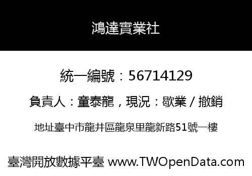 鴻達實業社