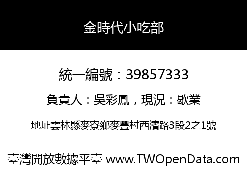 金時代小吃部