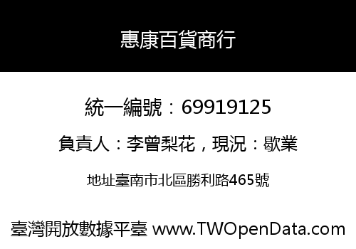 惠康百貨商行