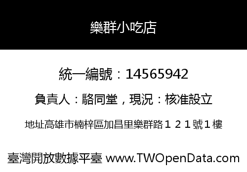 樂群小吃店