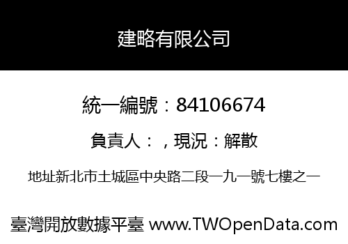 建略有限公司