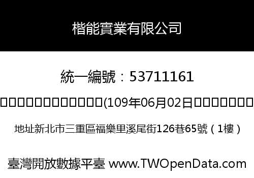 楷能實業有限公司