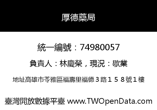 厚德藥局