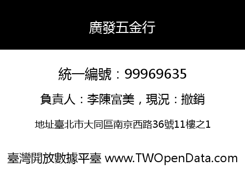 廣發五金行