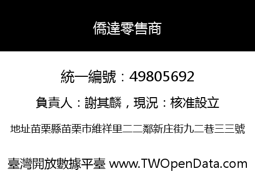 僑達零售商