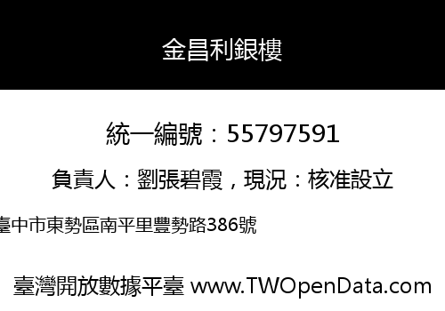 金昌利銀樓