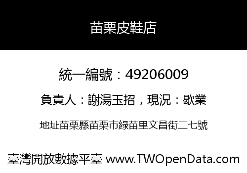 苗栗皮鞋店