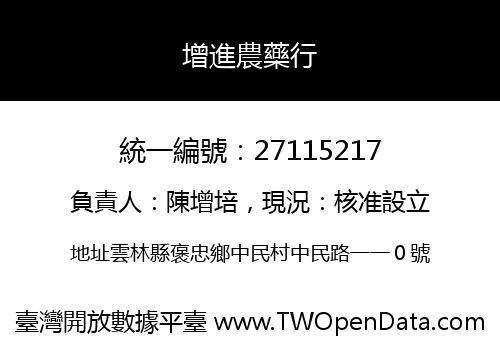 增進農藥行