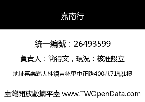 嘉南行