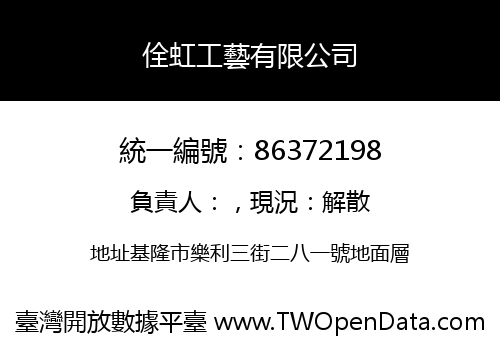 佺虹工藝有限公司