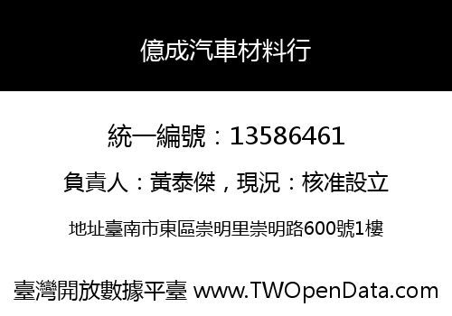 億成汽車材料行