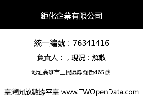 鉅化企業有限公司