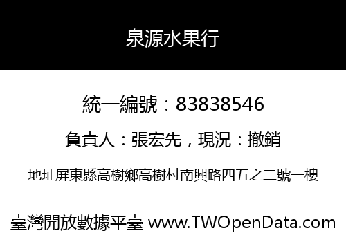 泉源水果行