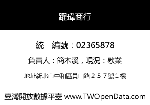 躍瑋商行