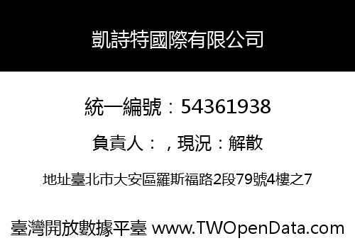 凱詩特國際有限公司