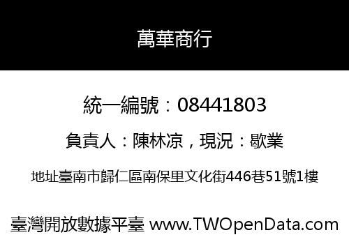 萬華商行
