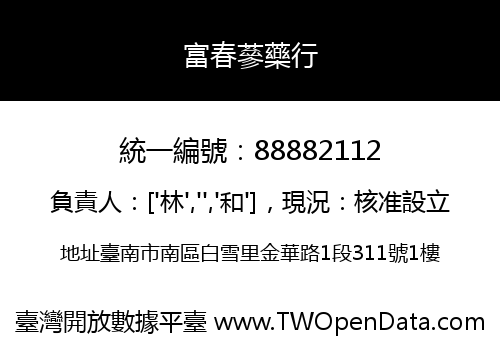 富春蔘藥行