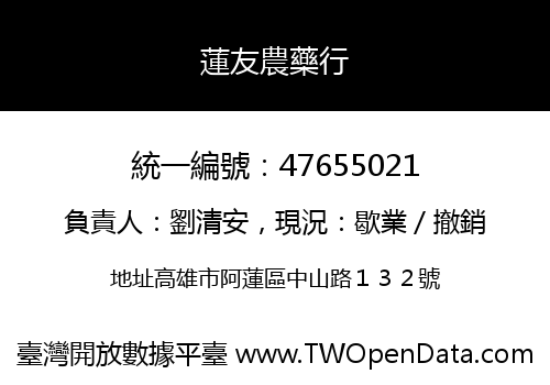 蓮友農藥行