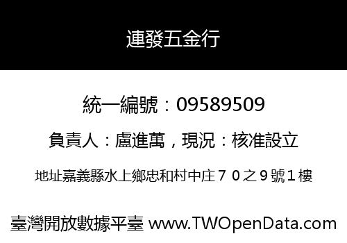 連發五金行