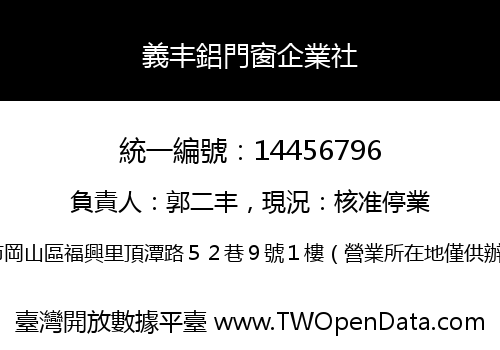 義丰鋁門窗企業社