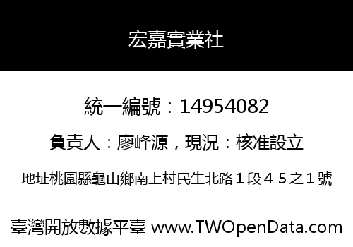 宏嘉實業社