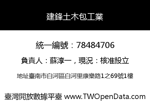 建鋒土木包工業
