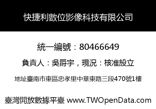 快捷利數位影像科技有限公司