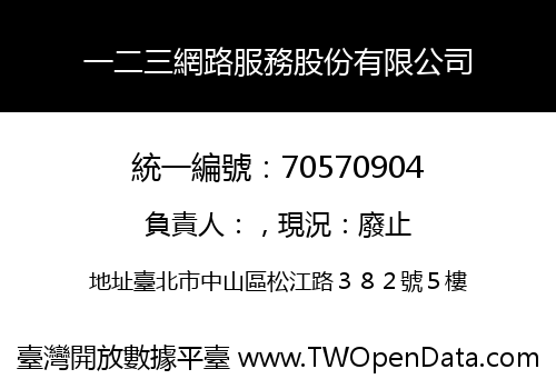一二三網路服務股份有限公司