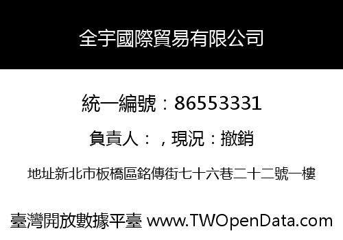 全宇國際貿易有限公司