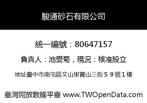 駿通砂石有限公司