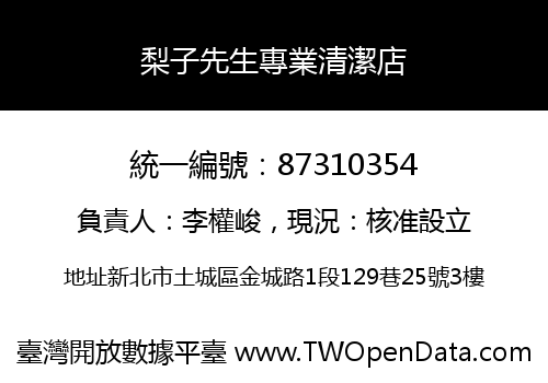 梨子先生專業清潔店